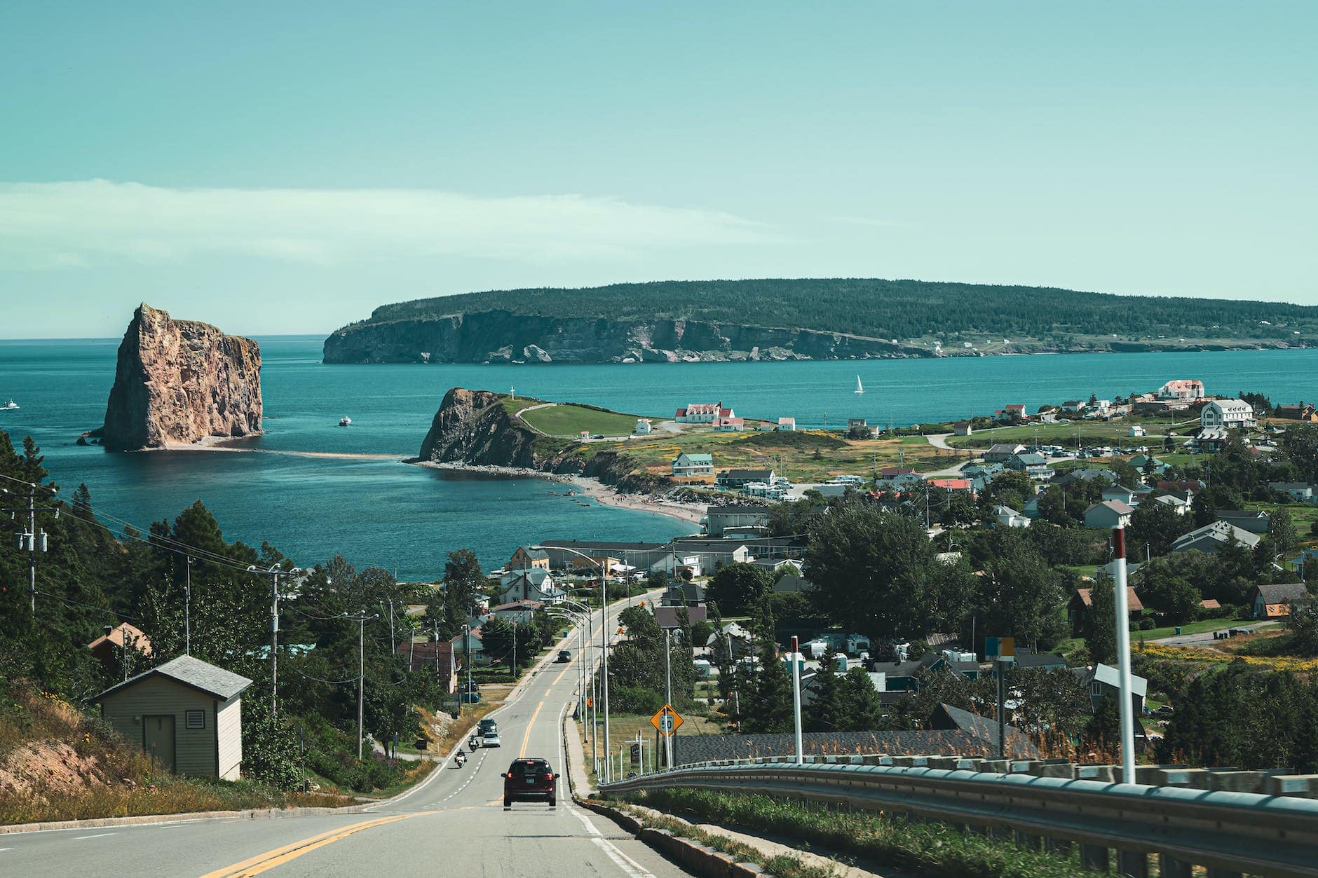 strada verso il mare in percezione in quebec